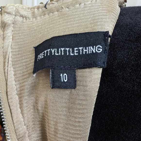 Moving Sale! 💘 PLT Gold Sequin Deep Plunge Detail Bodycon Dress - Picture 6 of 6